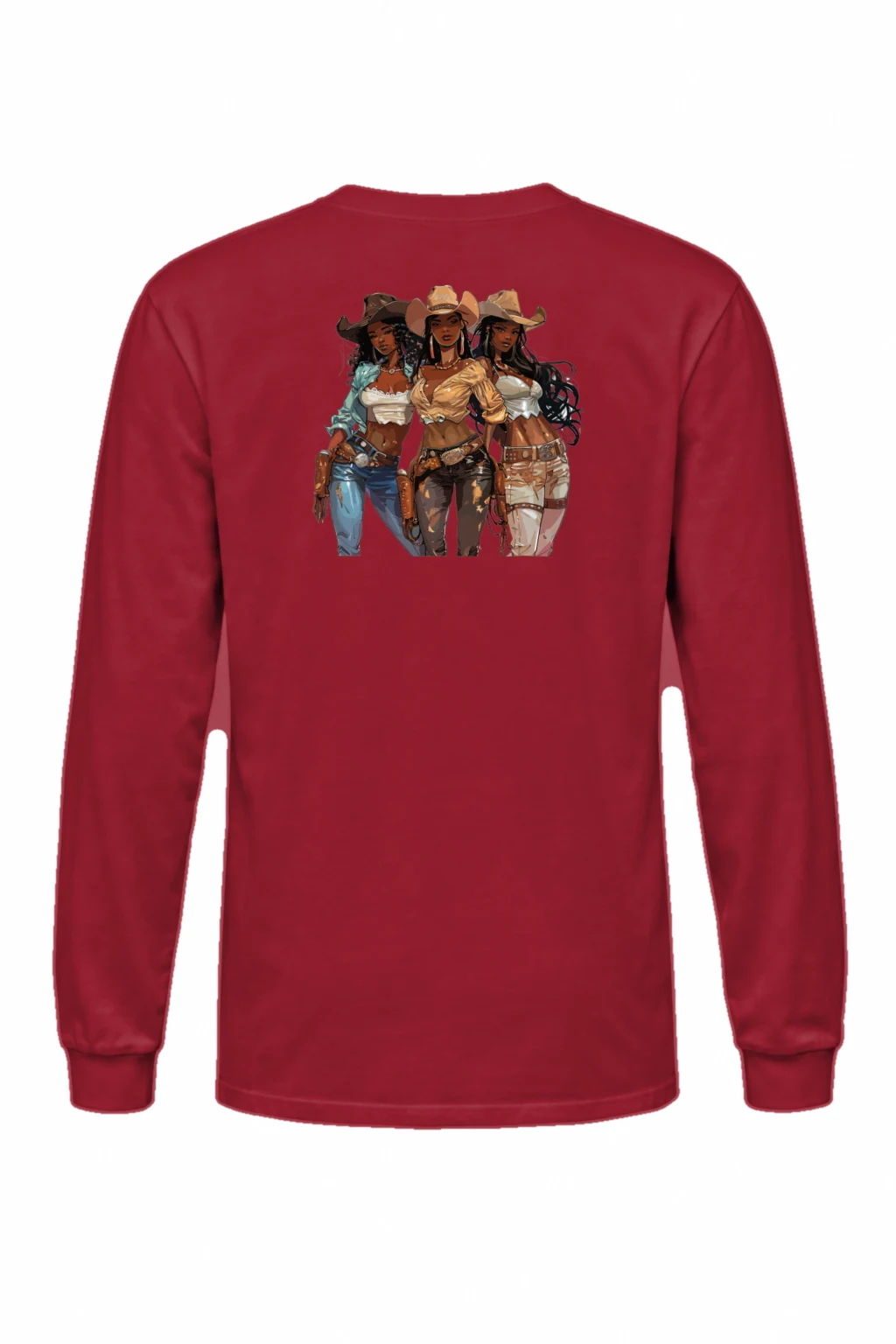 "Western Cowgirl Trio" Unisex Longsleeve T-shirt | Gildan 2400