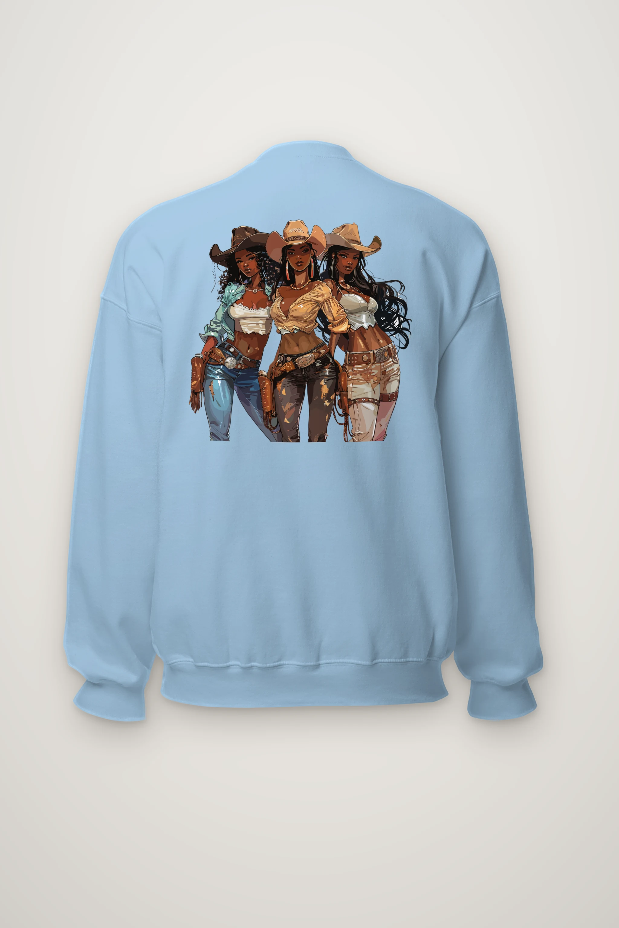 "Western Trio" Heavy Blend Unisex Crewneck Sweatshirt