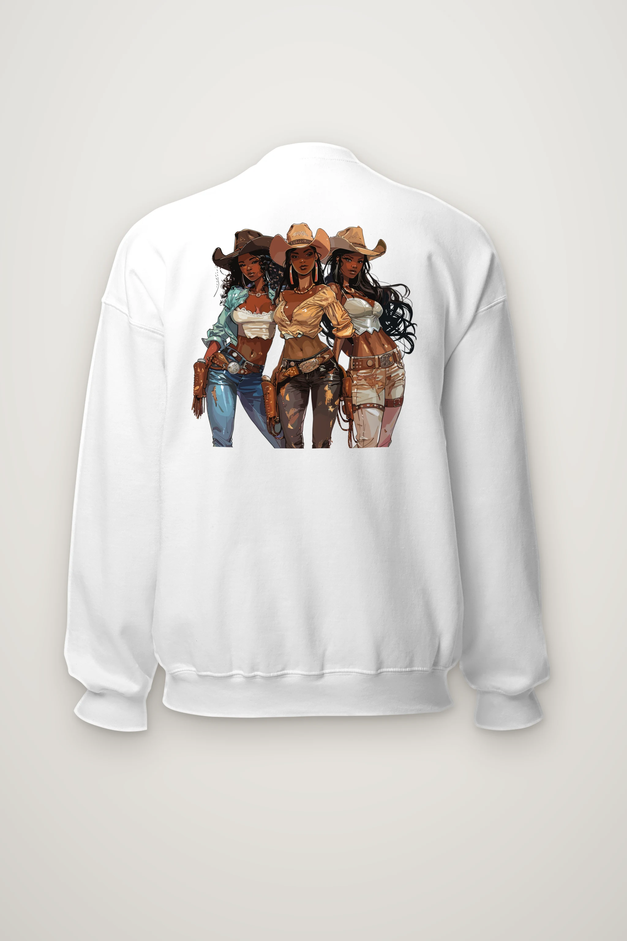 "Western Trio" Heavy Blend Unisex Crewneck Sweatshirt