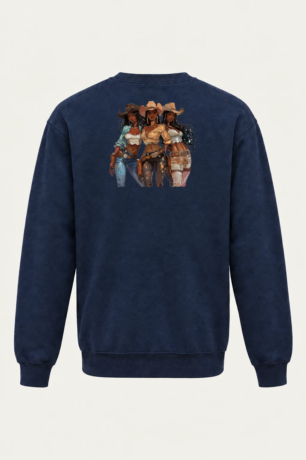 "Western Trio" Heavy Blend Unisex Crewneck Sweatshirt | Gildan 18000