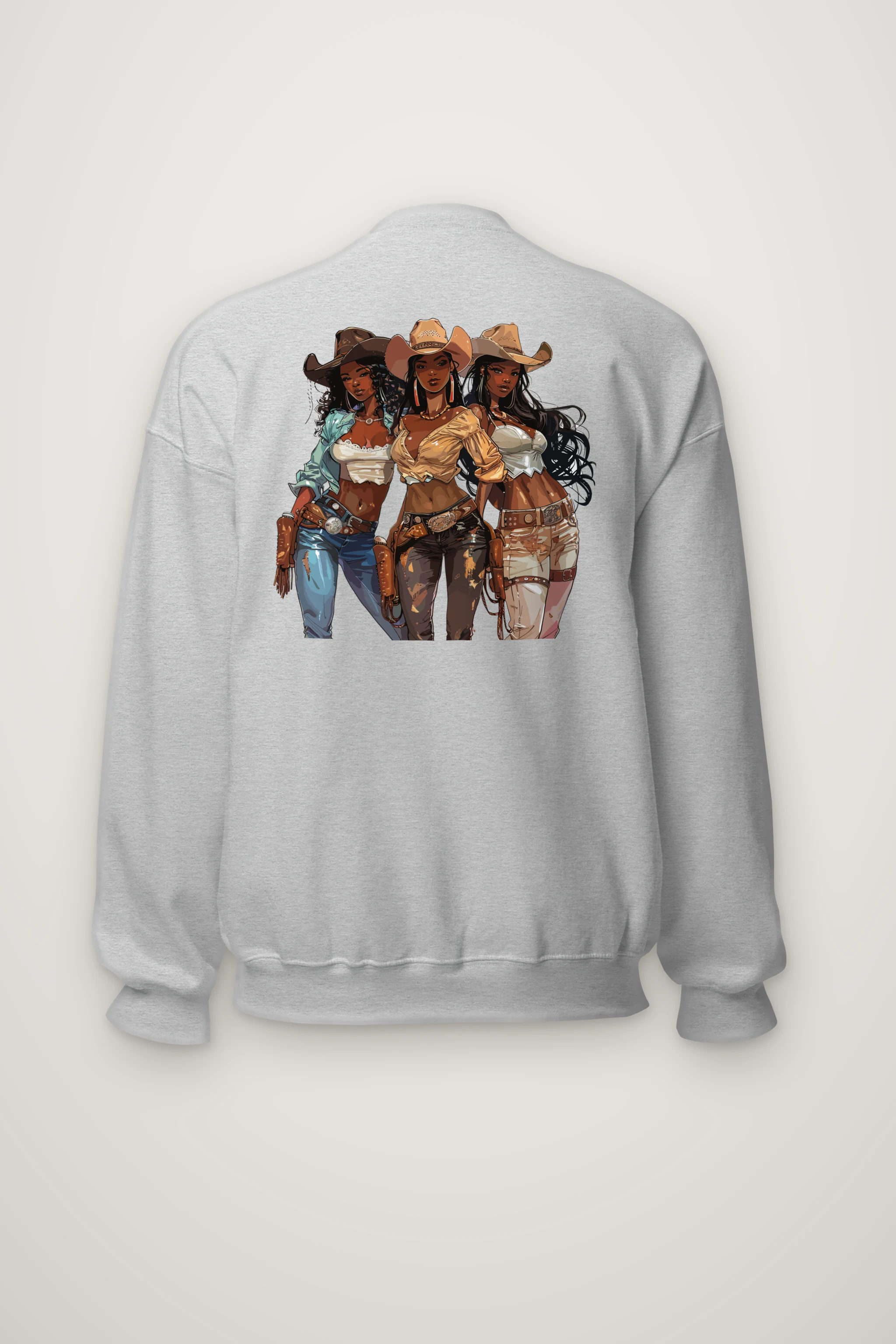 "Western Trio" Heavy Blend Unisex Crewneck Sweatshirt