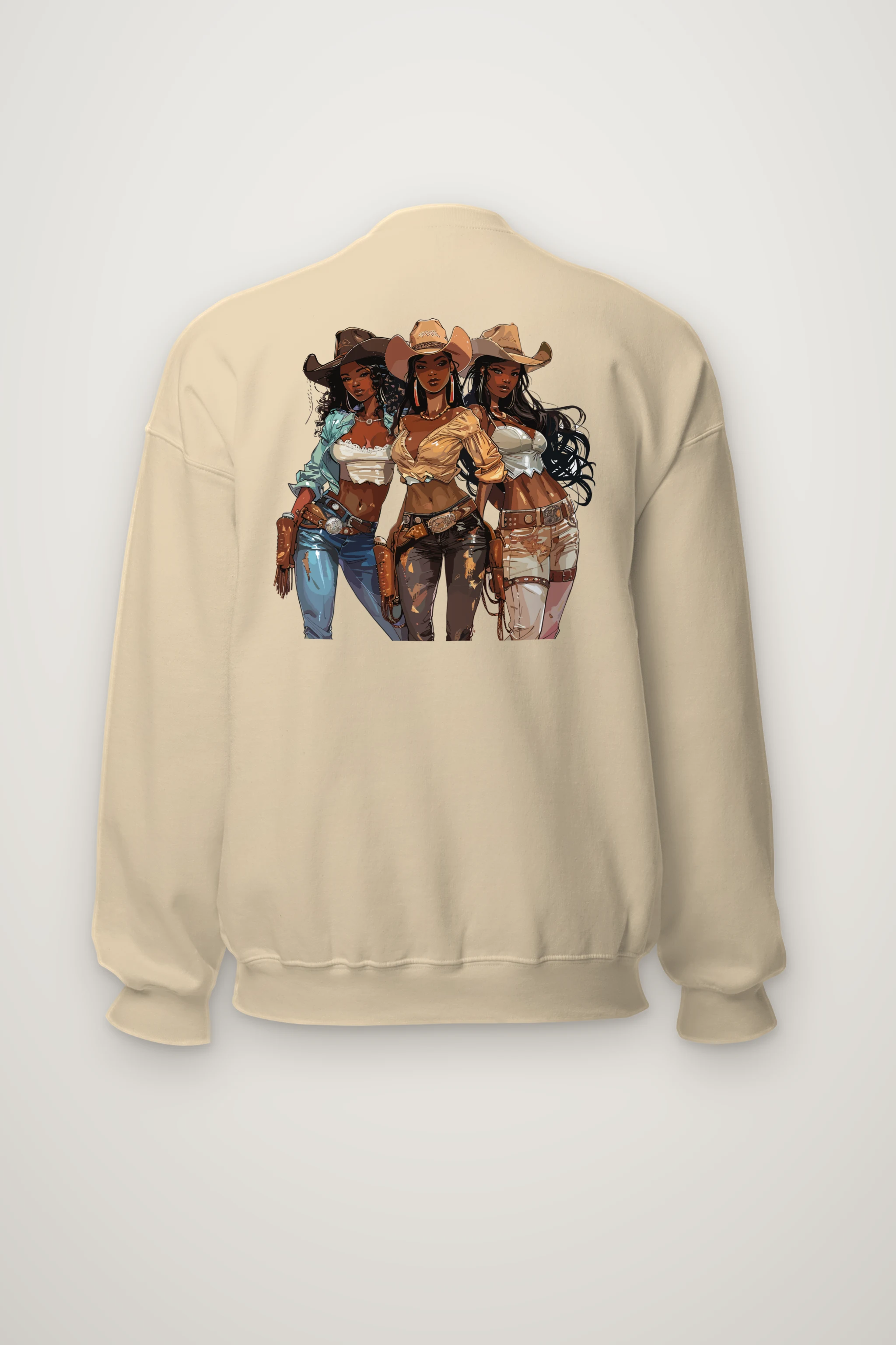 "Western Trio" Heavy Blend Unisex Crewneck Sweatshirt