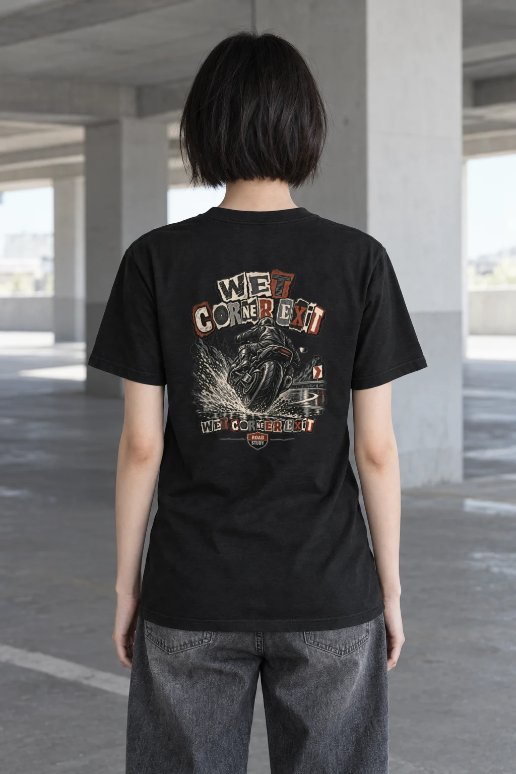 "Wet Corner Exit" Heavyweight Unisex Crewneck T-shirt