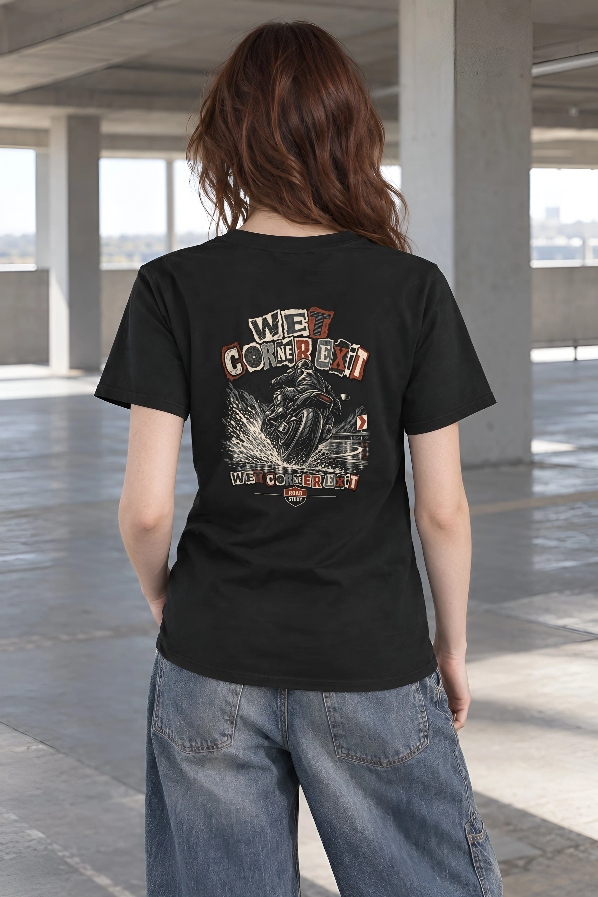 "Wet Corner Exit" Heavyweight Unisex Crewneck T-shirt