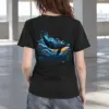 "Whale Waves" Heavyweight Unisex Crewneck T-shirt