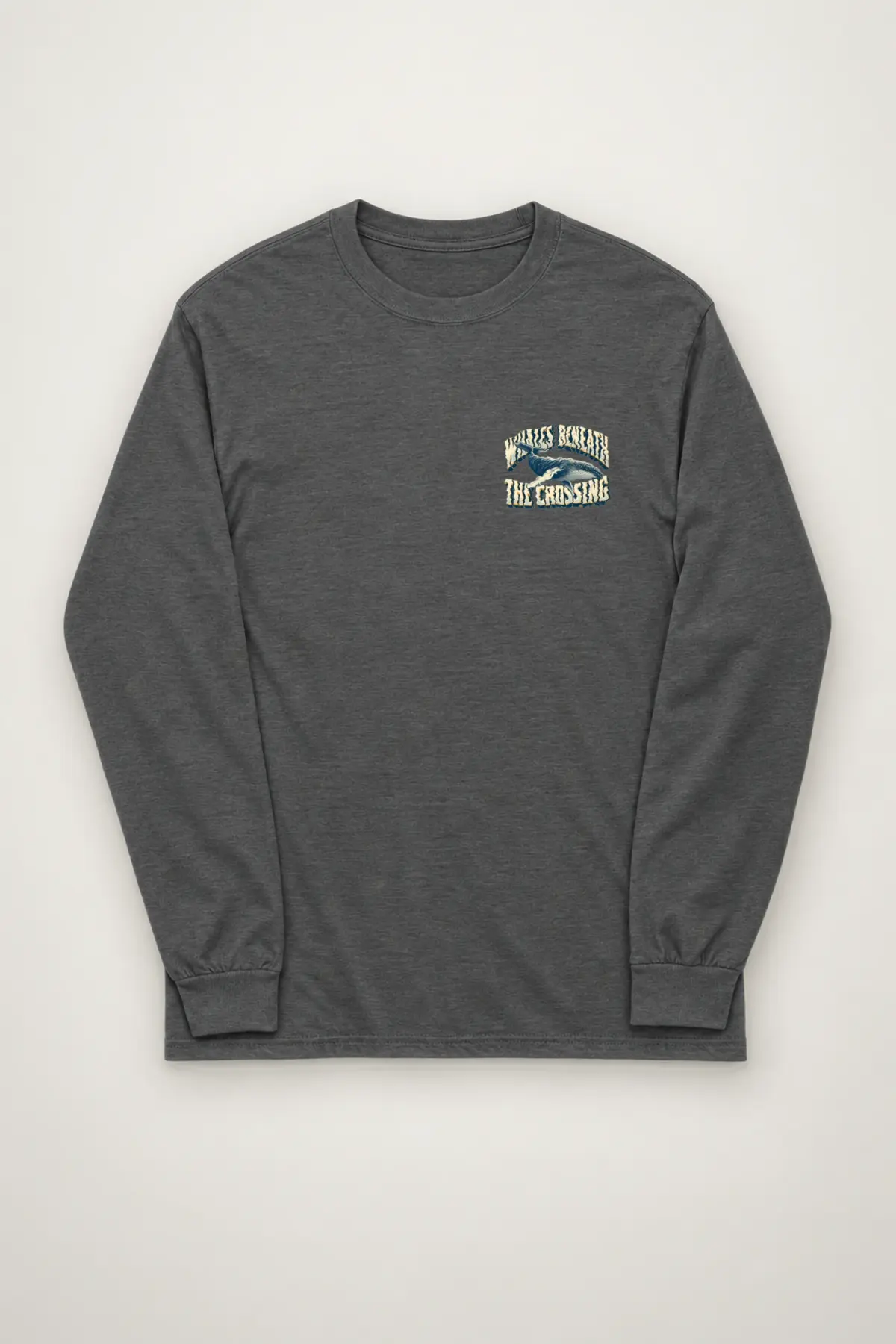 "Whales Beneath the Crossing" Unisex Longsleeve T-shirt