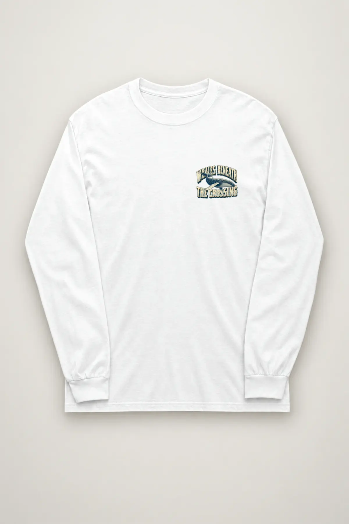 "Whales Beneath the Crossing" Unisex Longsleeve T-shirt