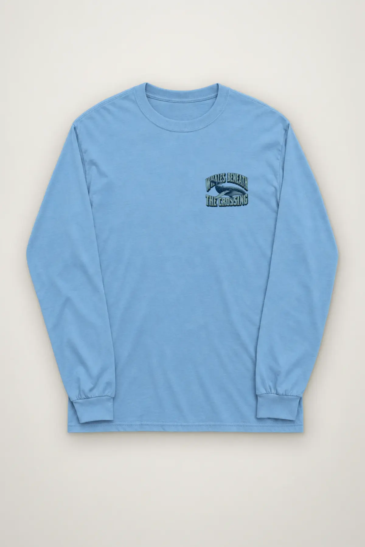 "Whales Beneath the Crossing" Unisex Longsleeve T-shirt