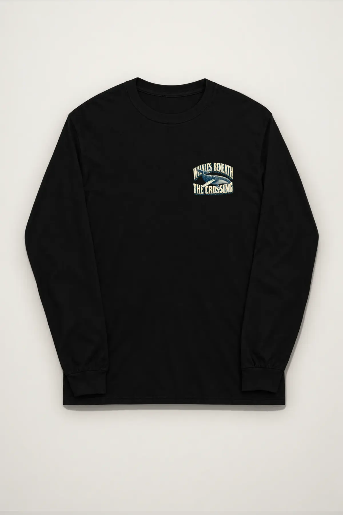 "Whales Beneath the Crossing" Unisex Longsleeve T-shirt