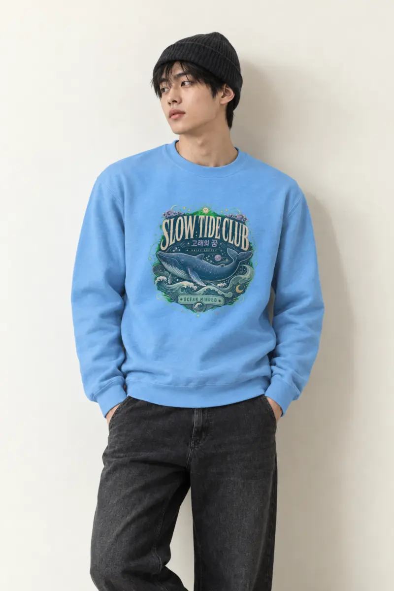 "Whale's Dream" Heavy Blend Unisex Crewneck Sweatshirt