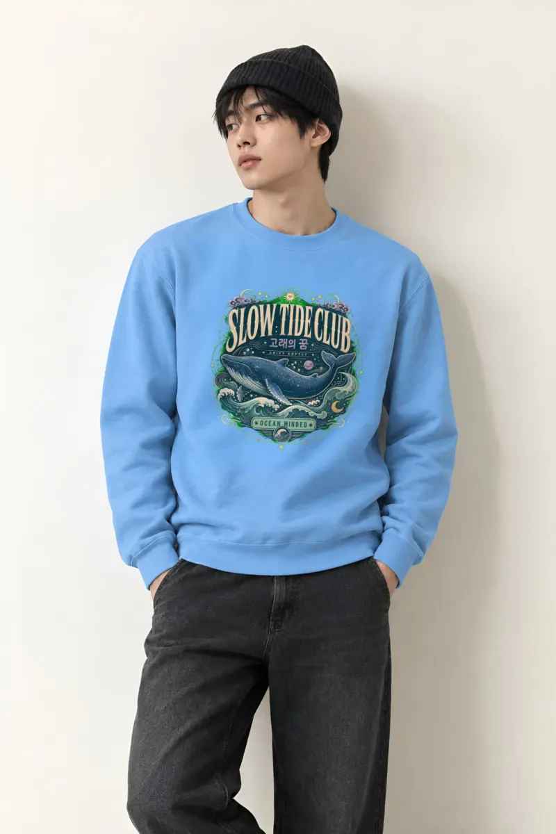 "Whale's Dream" Heavy Blend Unisex Crewneck Sweatshirt