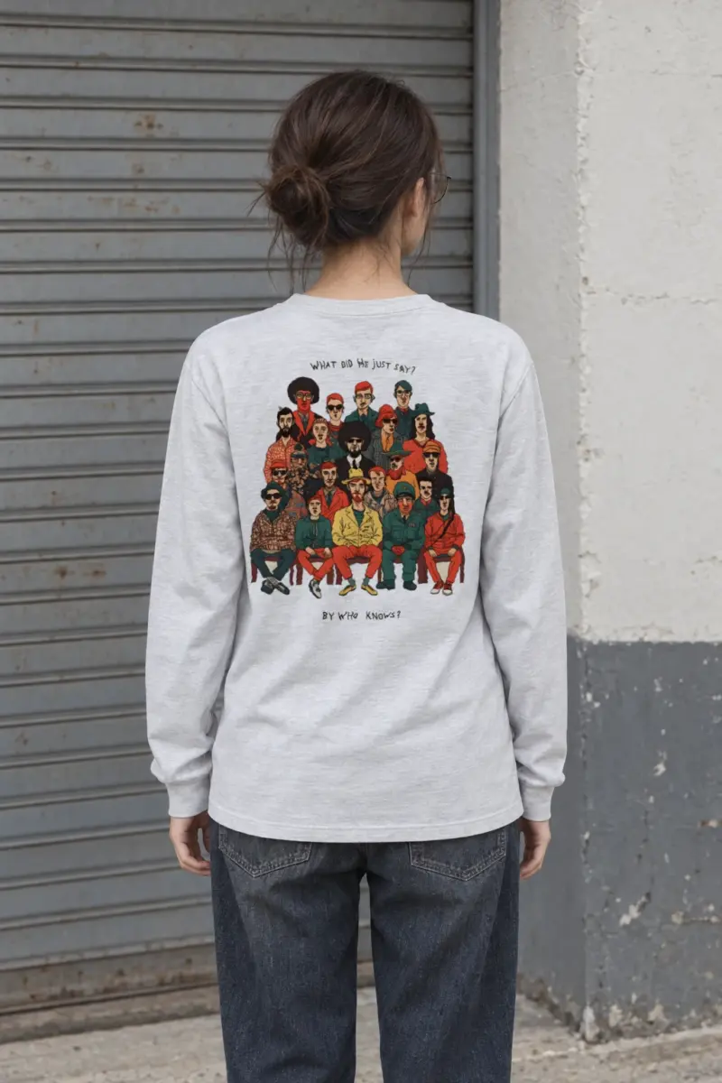 "What Did He Say" Unisex Longsleeve T-shirt | Gildan 2400