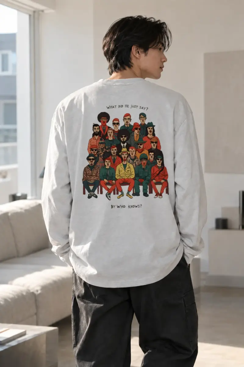 "What Did He Say" Unisex Longsleeve T-shirt | Gildan 2400
