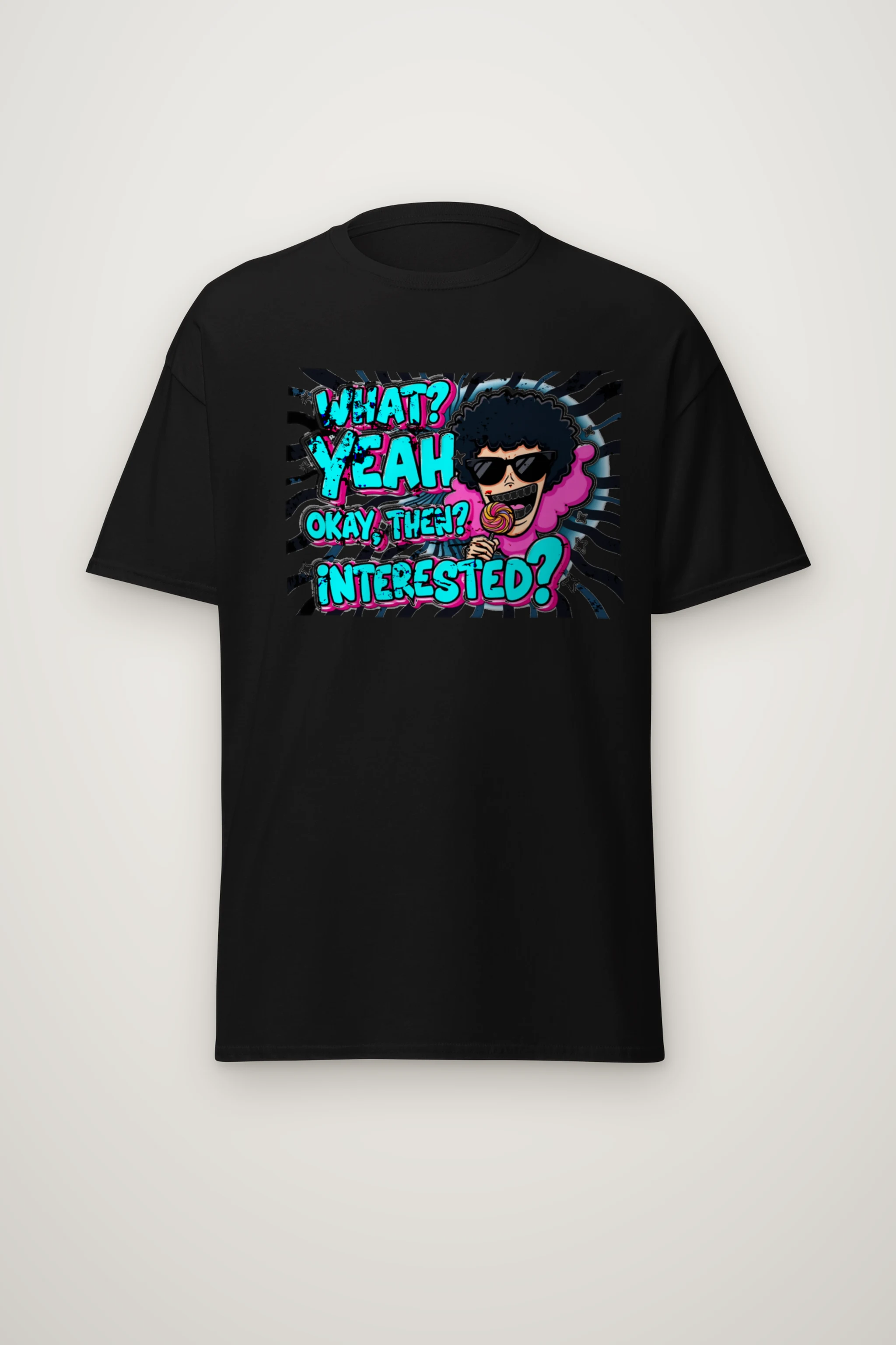 "What? Yeah Okay" Heavyweight Unisex Crewneck T-shirt