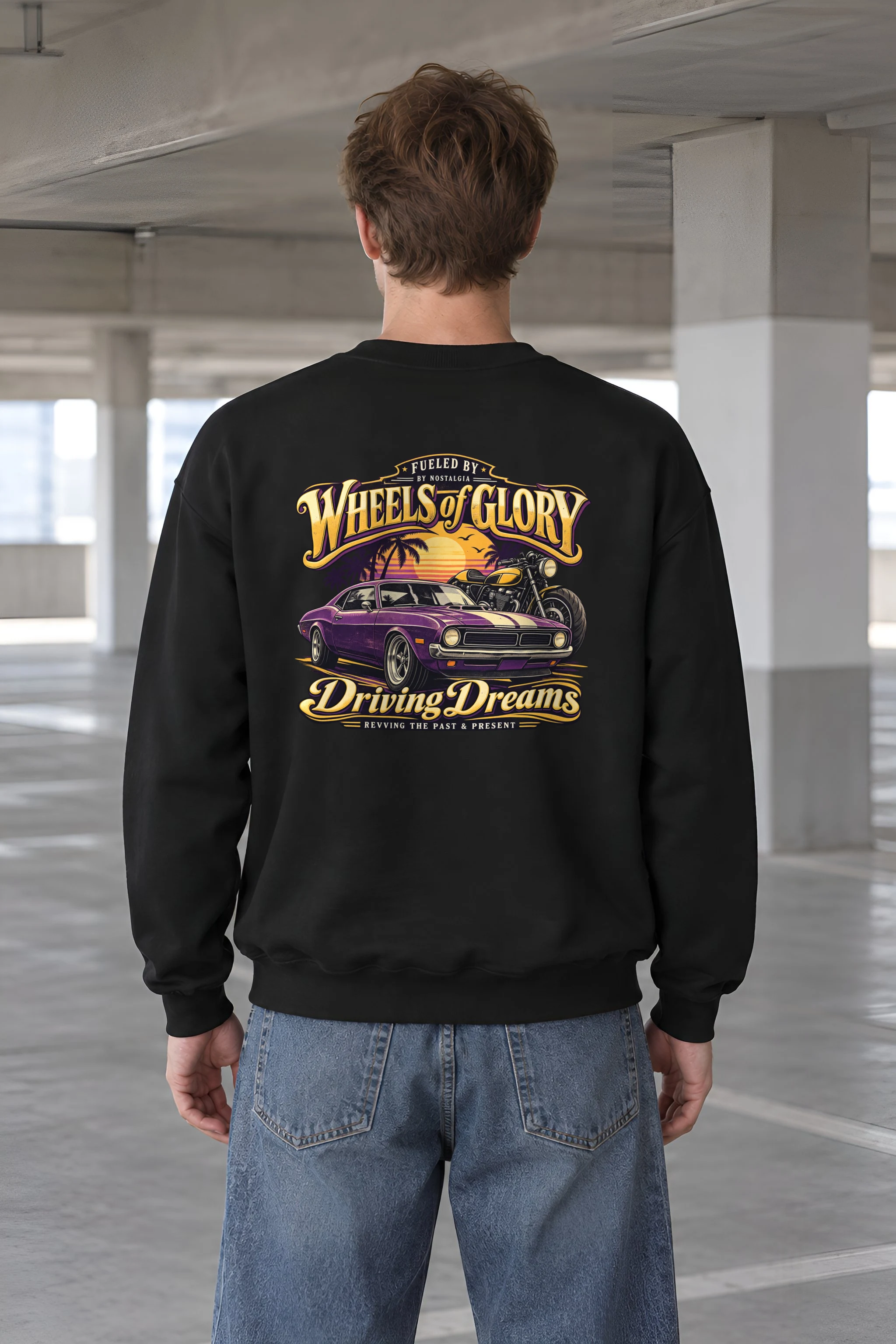 "Wheels Of Glory" 1 Crewneck Sweatshirt