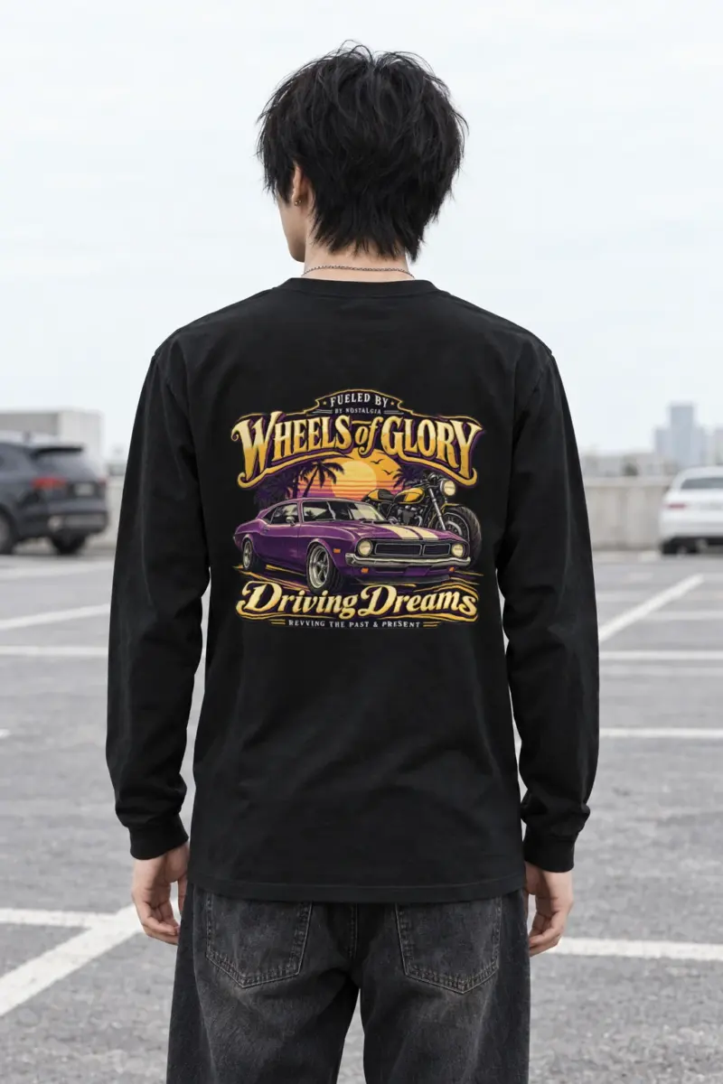 "Wheels Of Glory" Unisex Longsleeve T-shirt