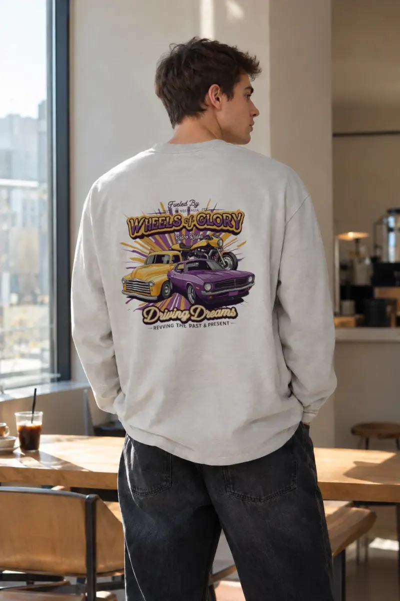 “Wheels Of Glory” Unisex Longsleeve T-shirt | Gildan 2400