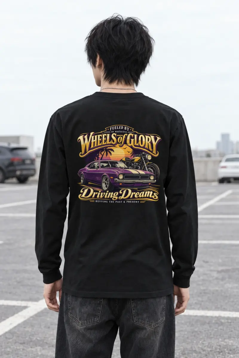 "Wheels Of Glory" Unisex Longsleeve T-shirt