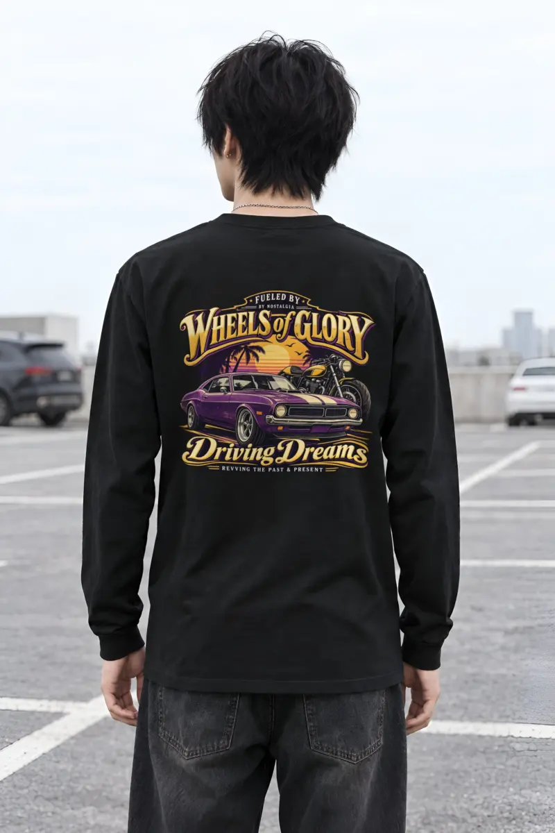 "Wheels Of Glory" Unisex Longsleeve T-shirt