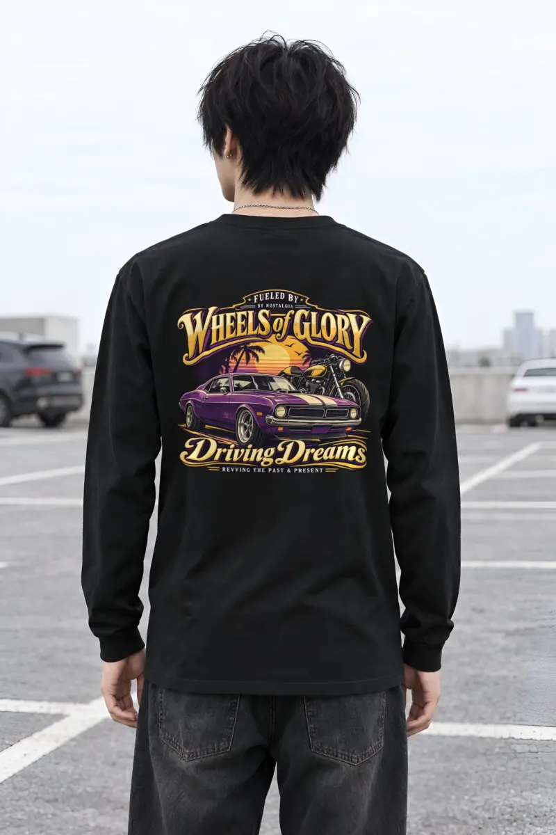 "Wheels Of Glory" Unisex Longsleeve T-shirt