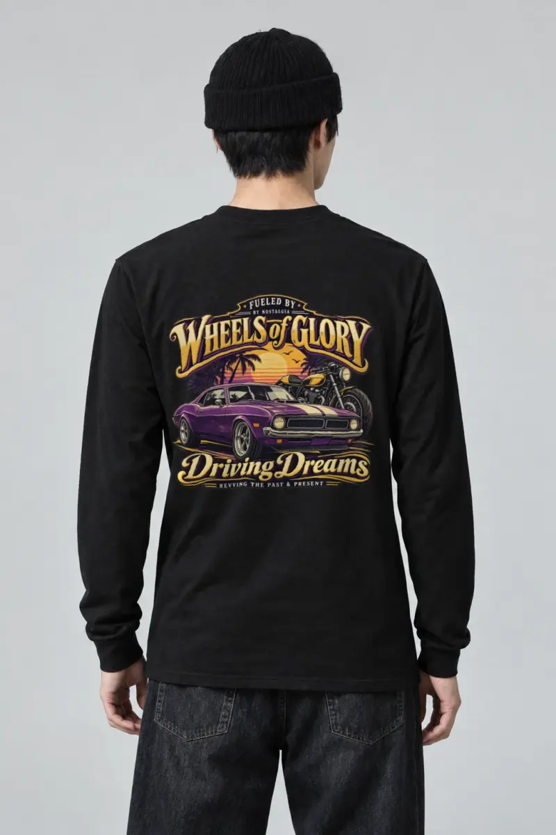 "Wheels Of Glory" Unisex Longsleeve T-shirt