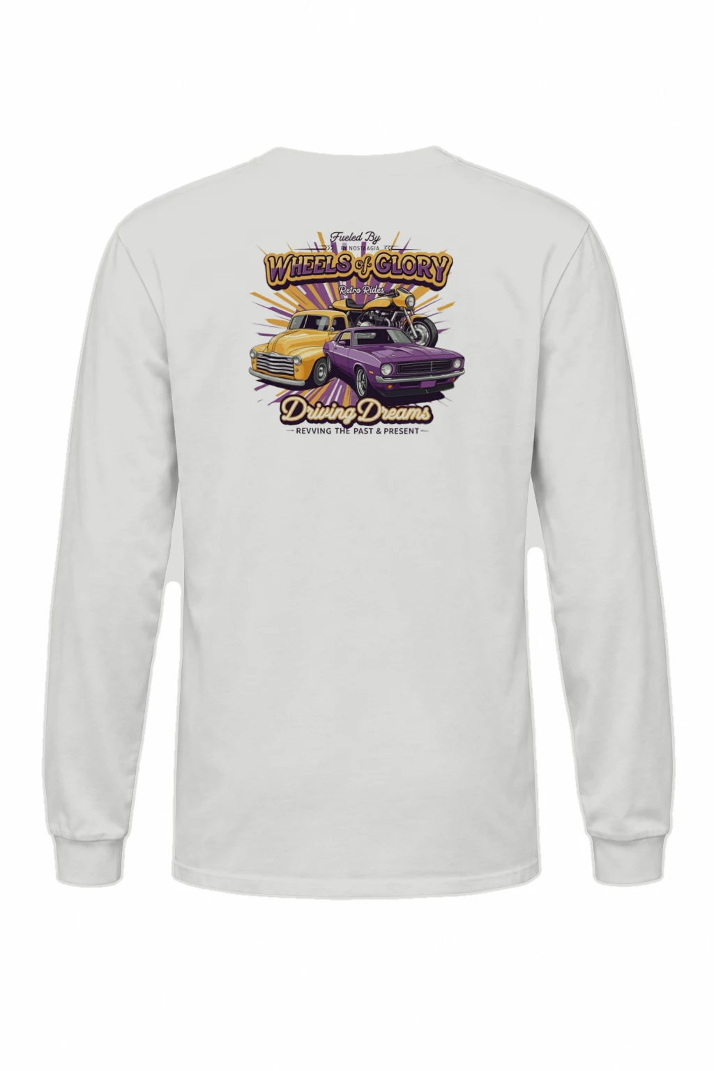 "Wheels Of Glory" Unisex Longsleeve T-shirt | Gildan 2400
