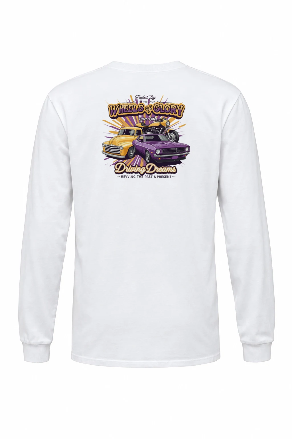 "Wheels Of Glory" Unisex Longsleeve T-shirt | Gildan 2400
