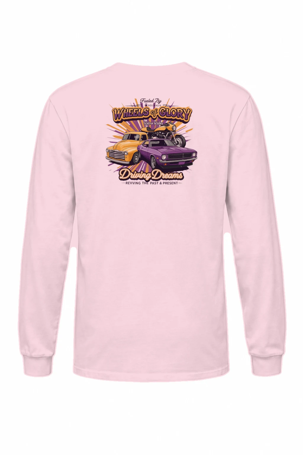 "Wheels Of Glory" Unisex Longsleeve T-shirt | Gildan 2400
