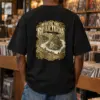 "WHERE THE RIVER TURNS" Unisex Oversized Heavyweight Crewneck T-Shirt