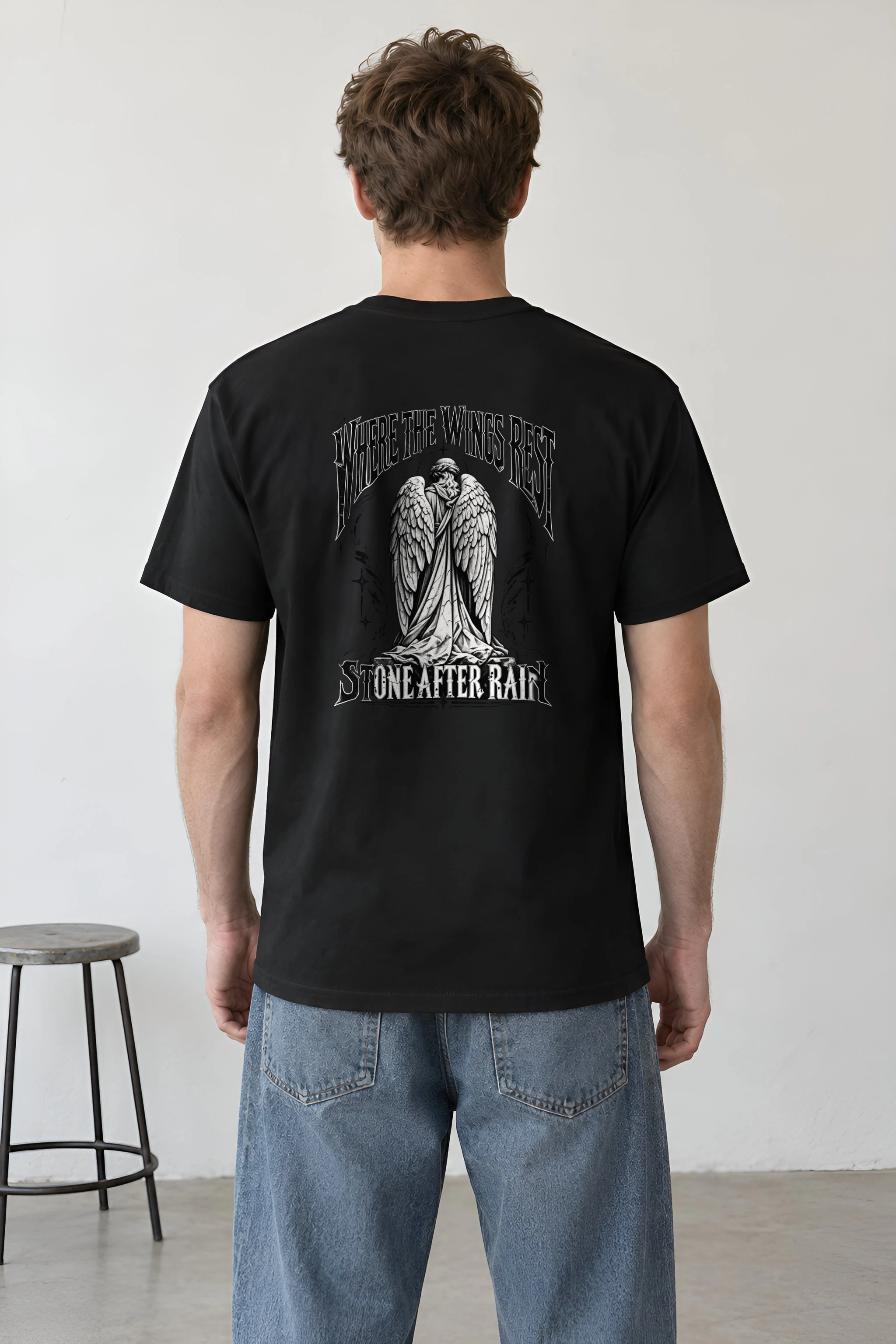 "Where the Wings Rest" Heavyweight Unisex Crewneck T-shirt