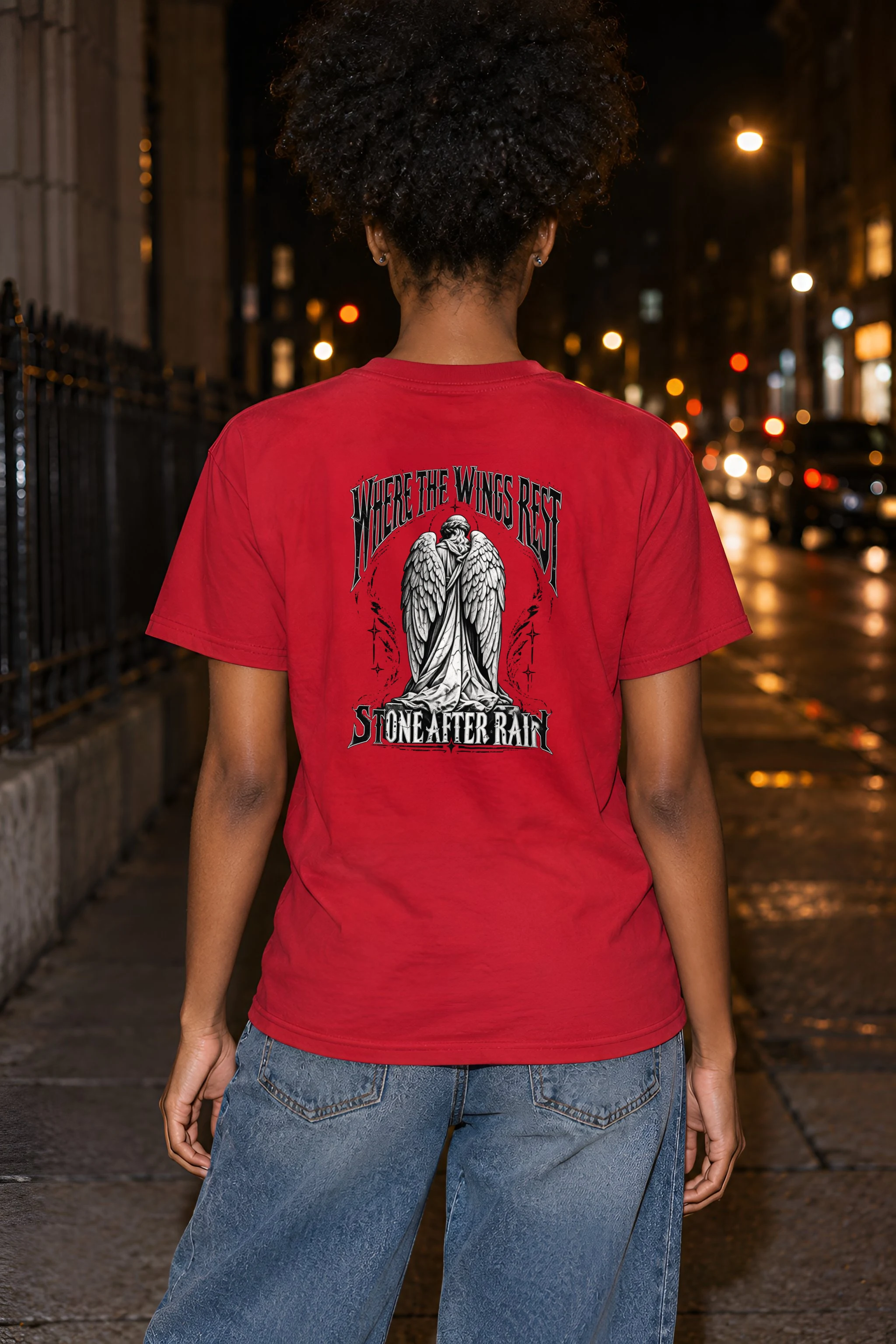 "Where the Wings Rest" Heavyweight Unisex Crewneck T-shirt