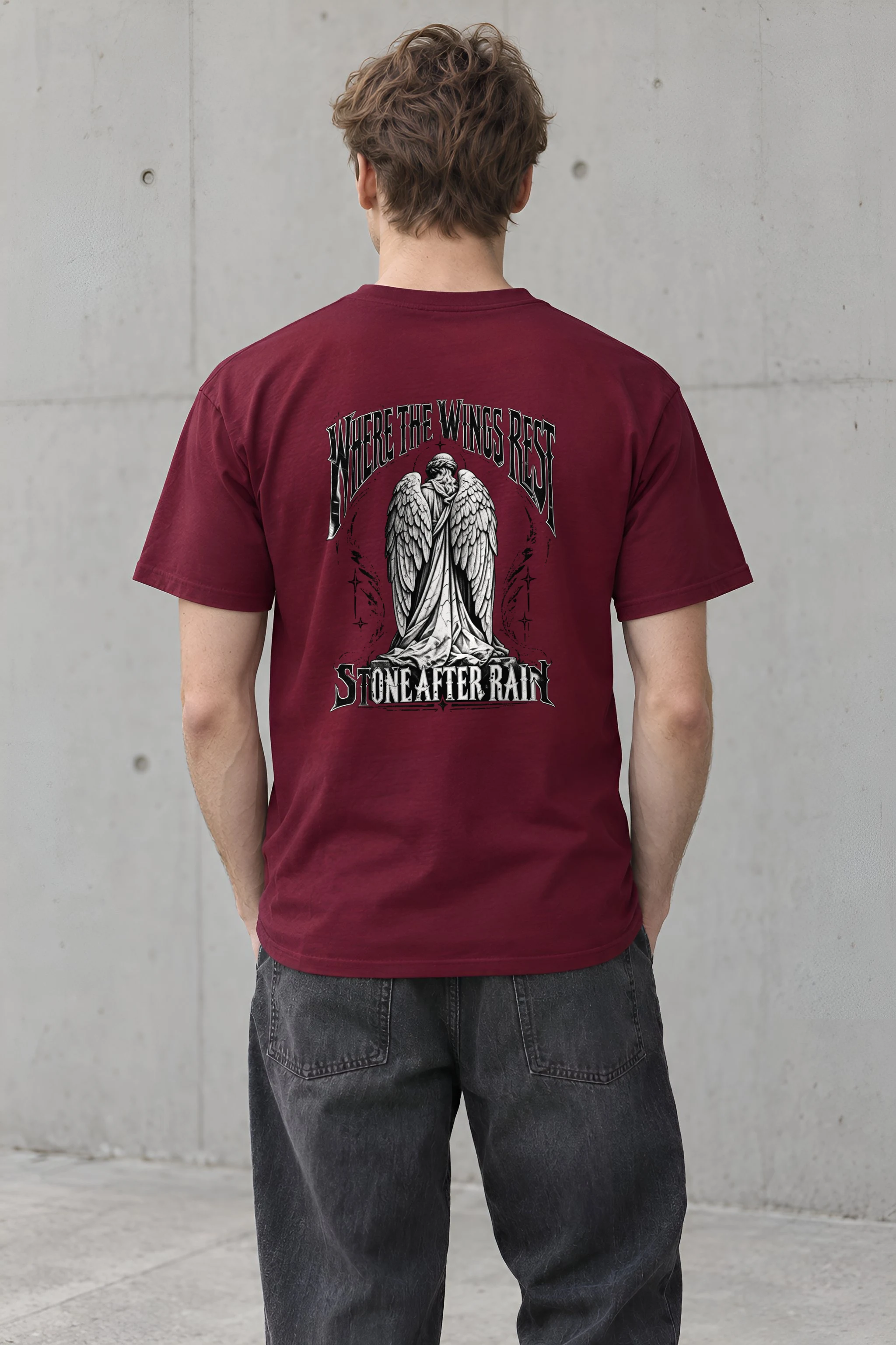 "Where the Wings Rest" Heavyweight Unisex Crewneck T-shirt