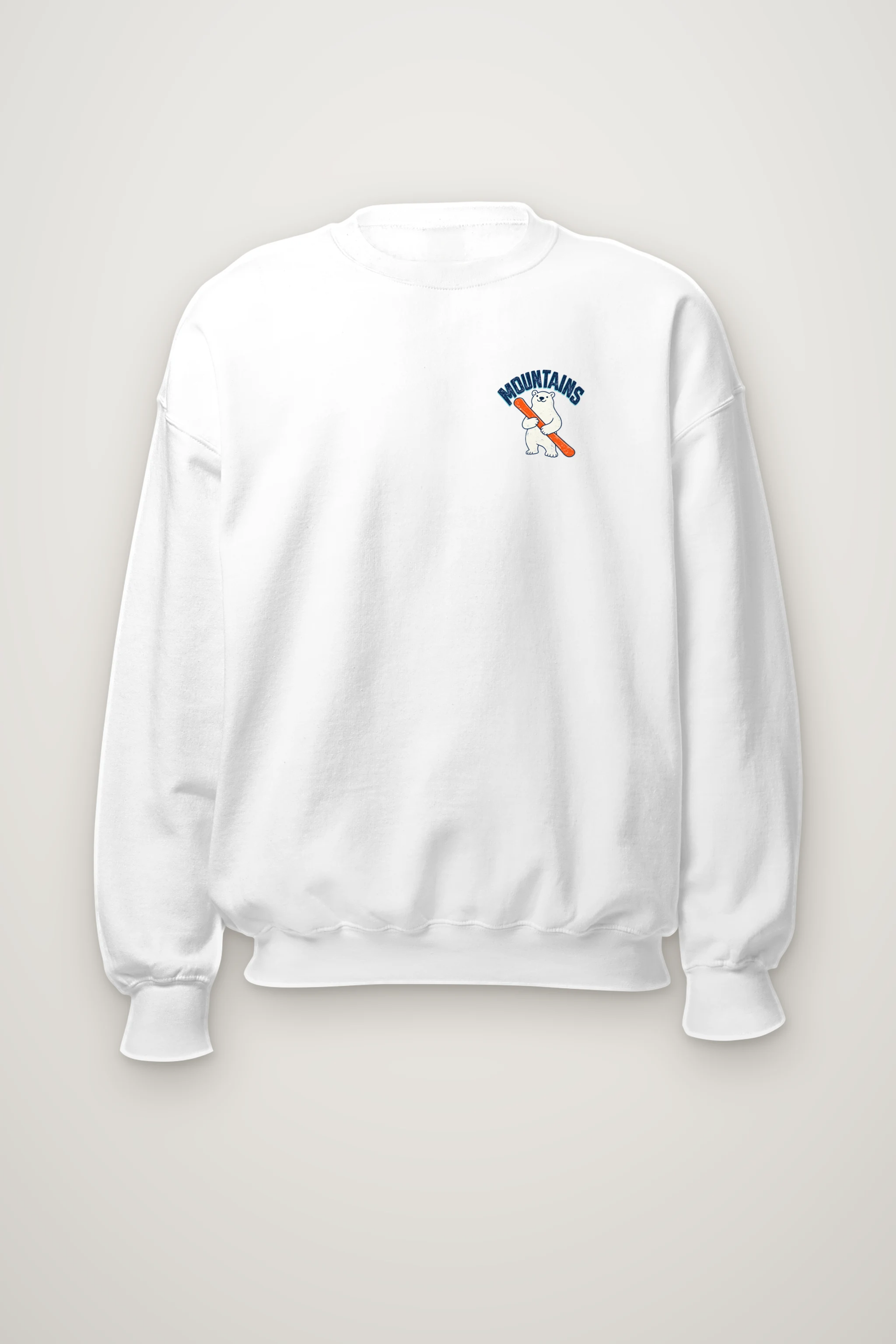 "Where To, Skier" Heavy Blend Unisex Crewneck Sweatshirt
