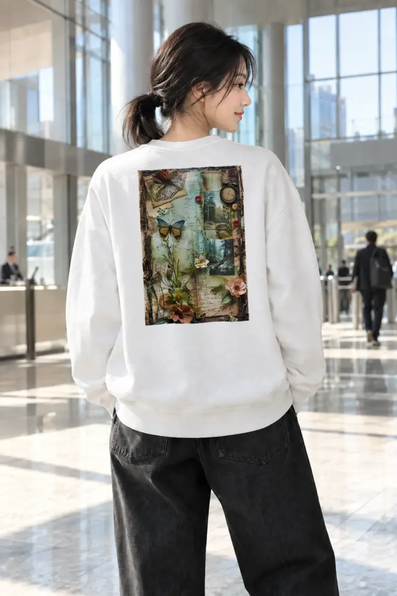 “Whimsical Memories” Heavy Blend Unisex Crewneck Sweatshirt | Gildan 18000