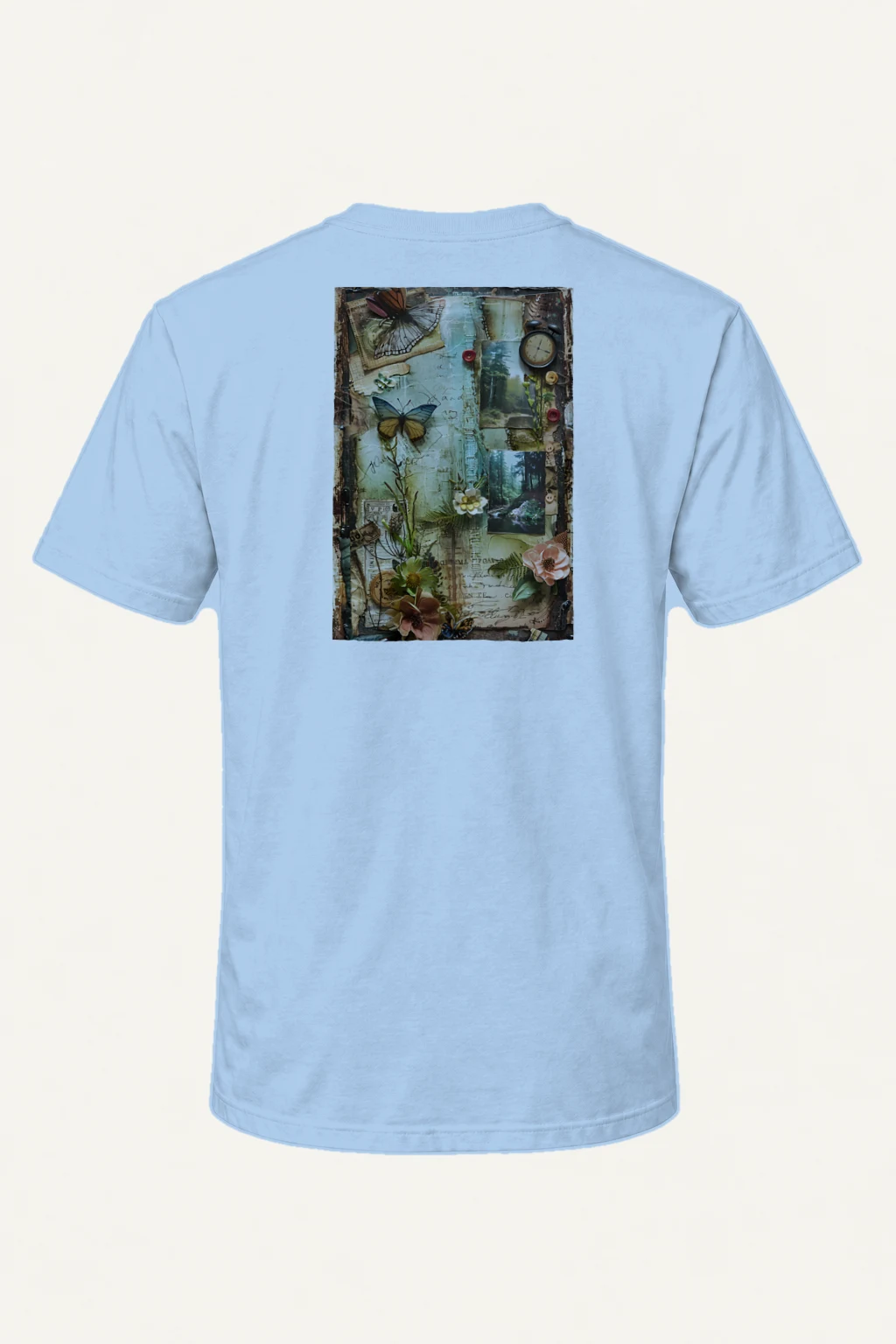 "Whimsical Memories" Heavyweight Unisex Crewneck T-shirt | Gildan 5000