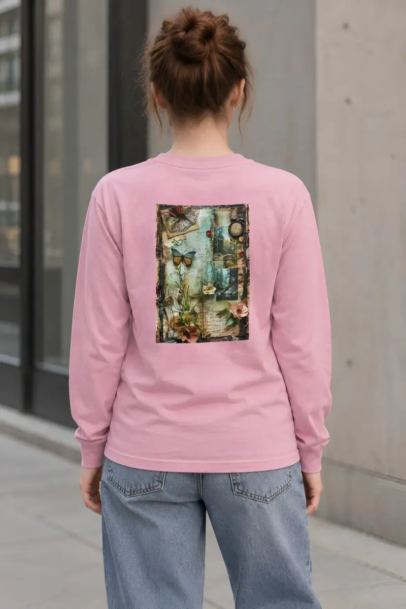 "Whimsical Memory Garden" Unisex Longsleeve T-shirt