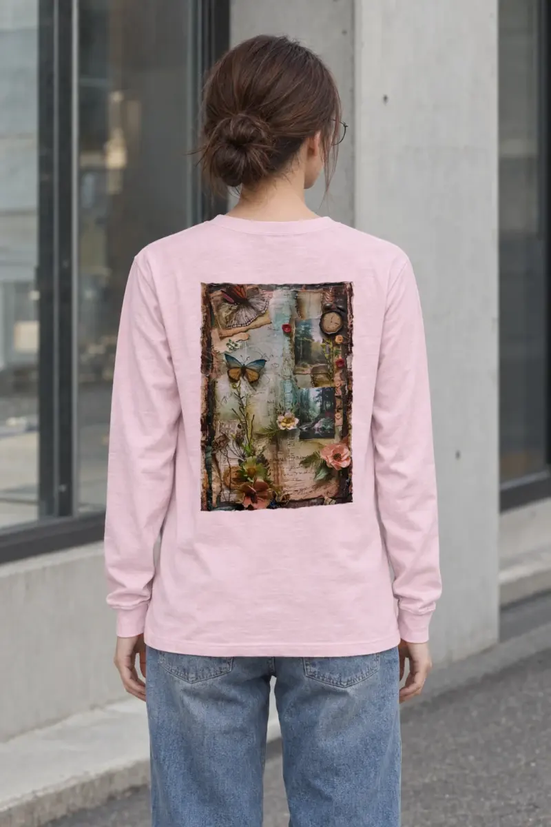 "Whimsical Memory Garden" Unisex Longsleeve T-shirt