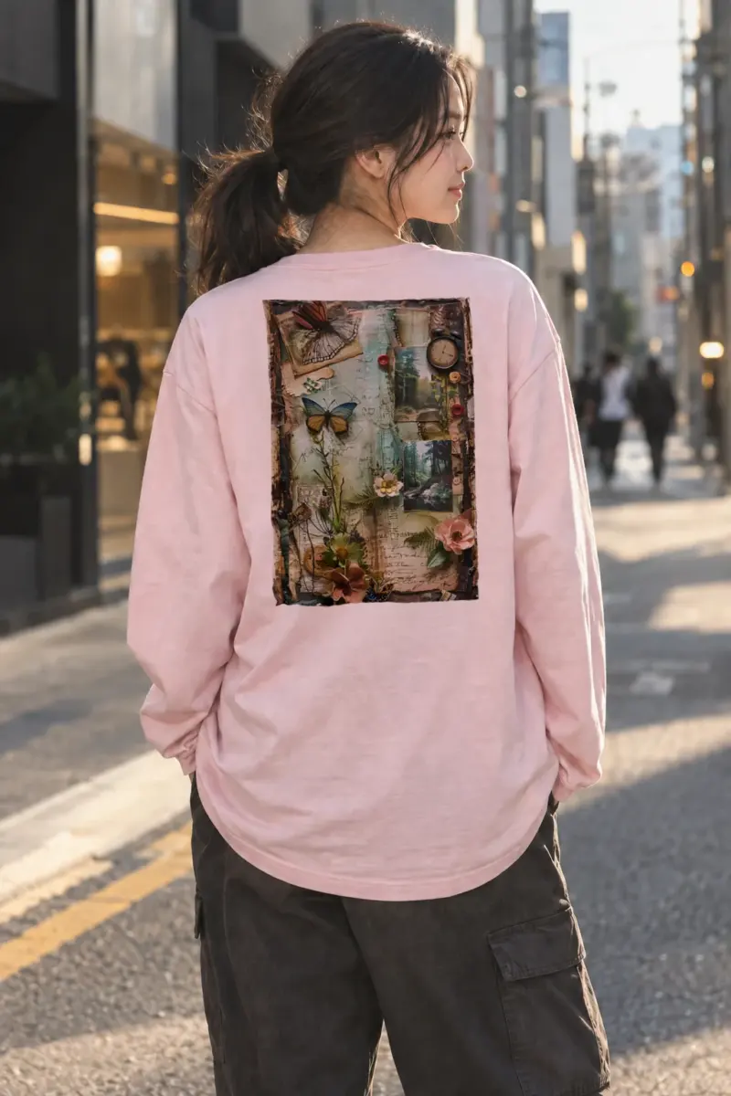"Whimsical Memory Garden" Unisex Longsleeve T-shirt | Gildan 2400