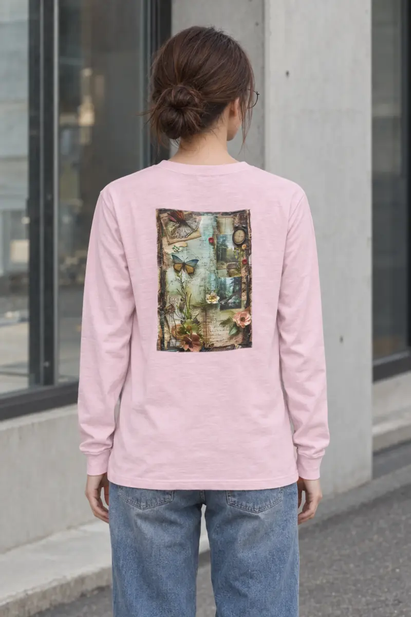 "Whimsical Memory Garden" Unisex Longsleeve T-shirt