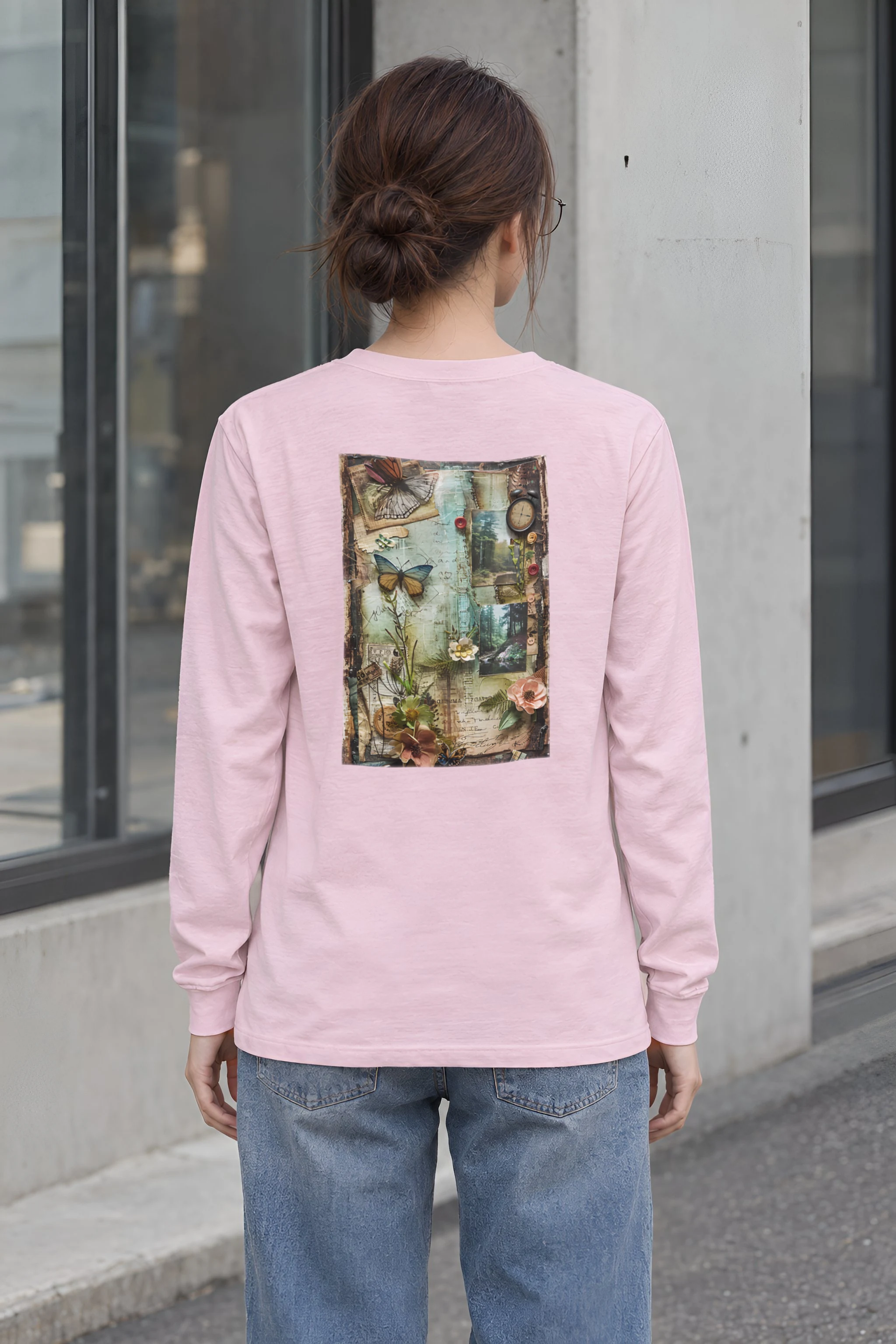 "Whimsical Memory Garden" Unisex Longsleeve T-shirt