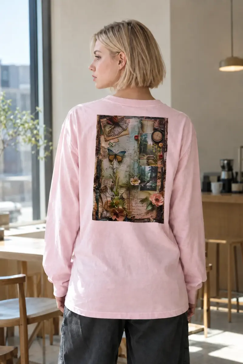 "Whimsical Memory Garden" Unisex Longsleeve T-shirt | Gildan 2400