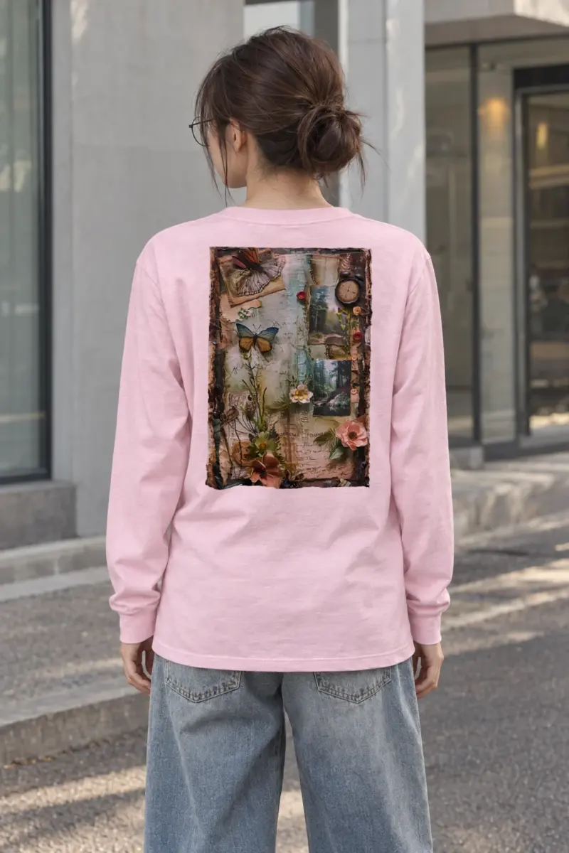 "Whimsical Memory Garden" Unisex Longsleeve T-shirt