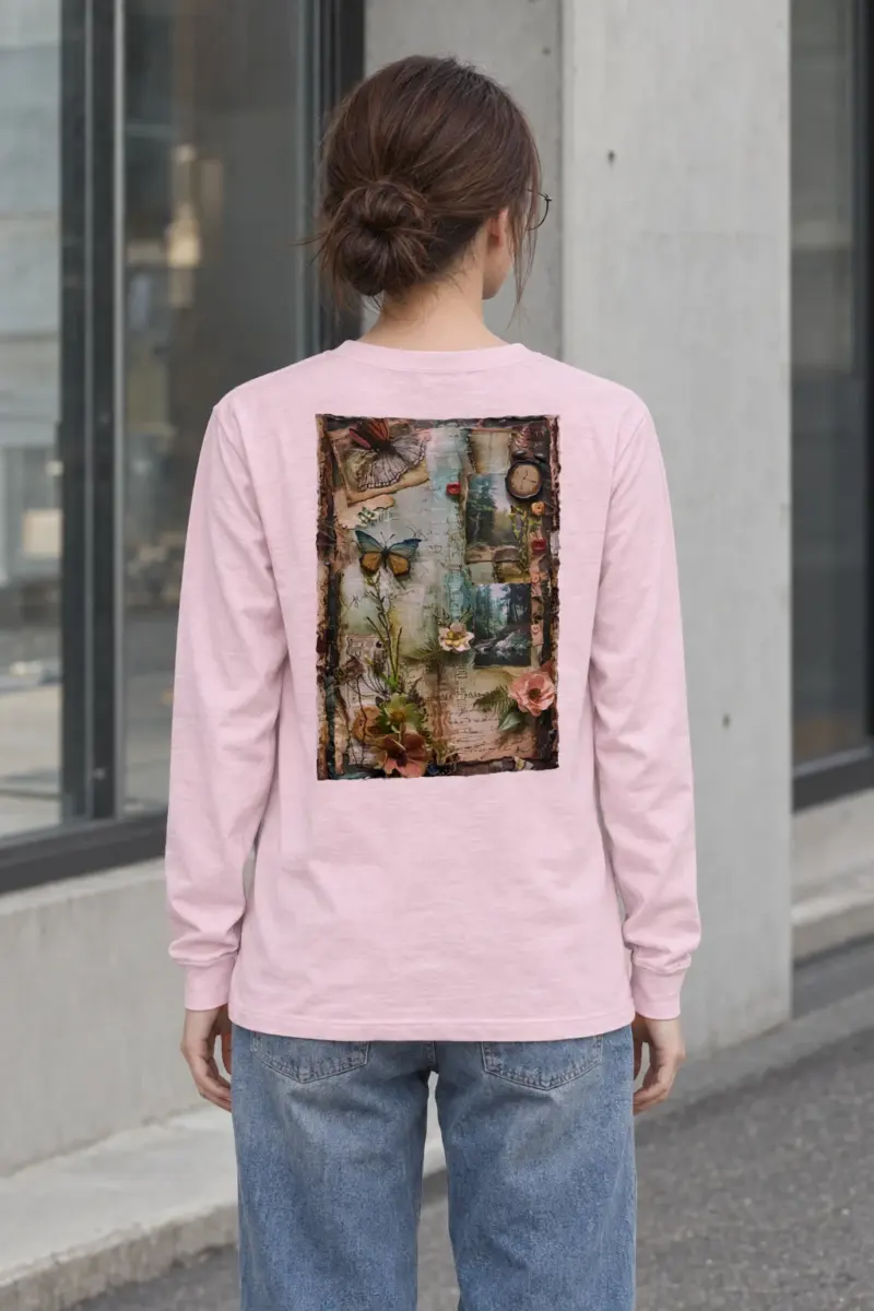 "Whimsical Memory Garden" Unisex Longsleeve T-shirt