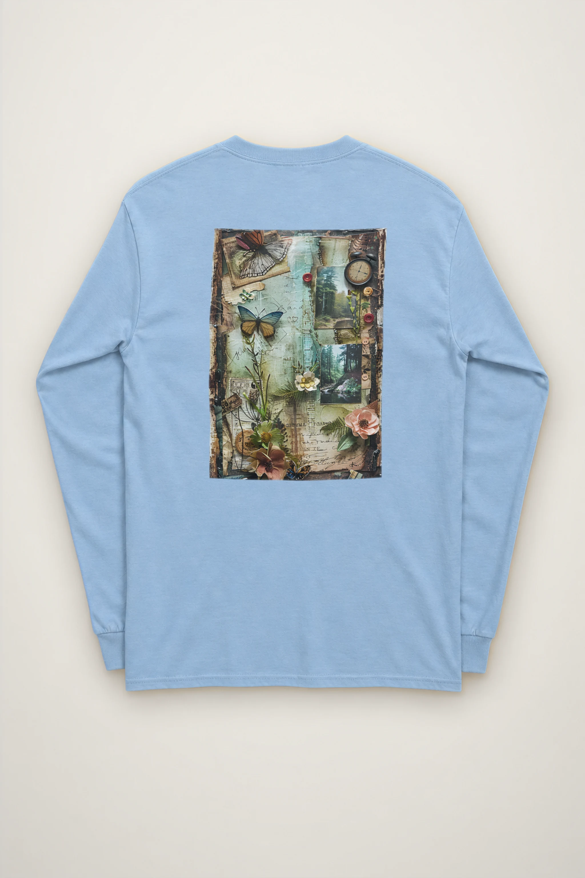 "Whimsical Memory Garden" Unisex Longsleeve T-shirt