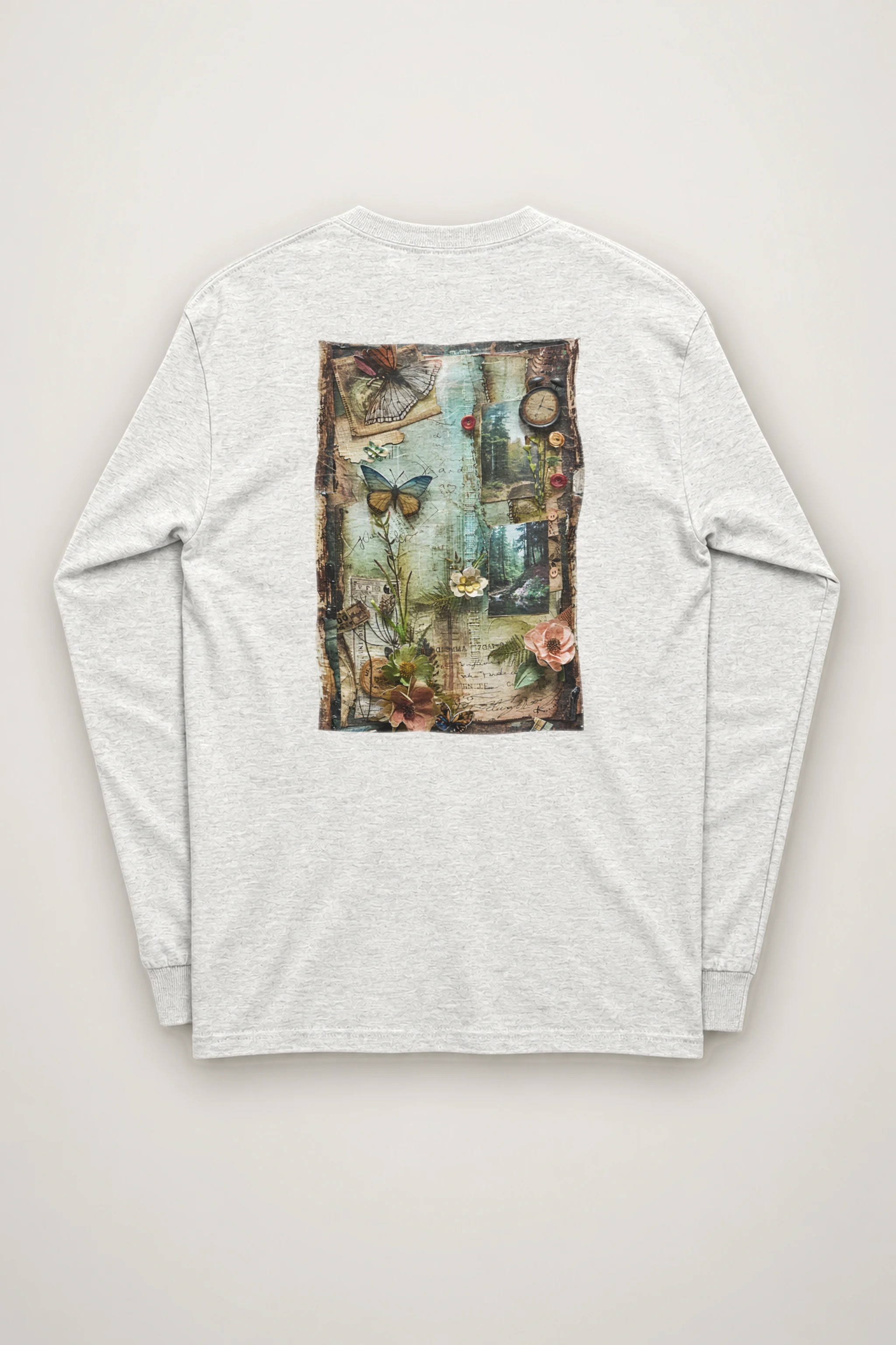 "Whimsical Memory Garden" Unisex Longsleeve T-shirt
