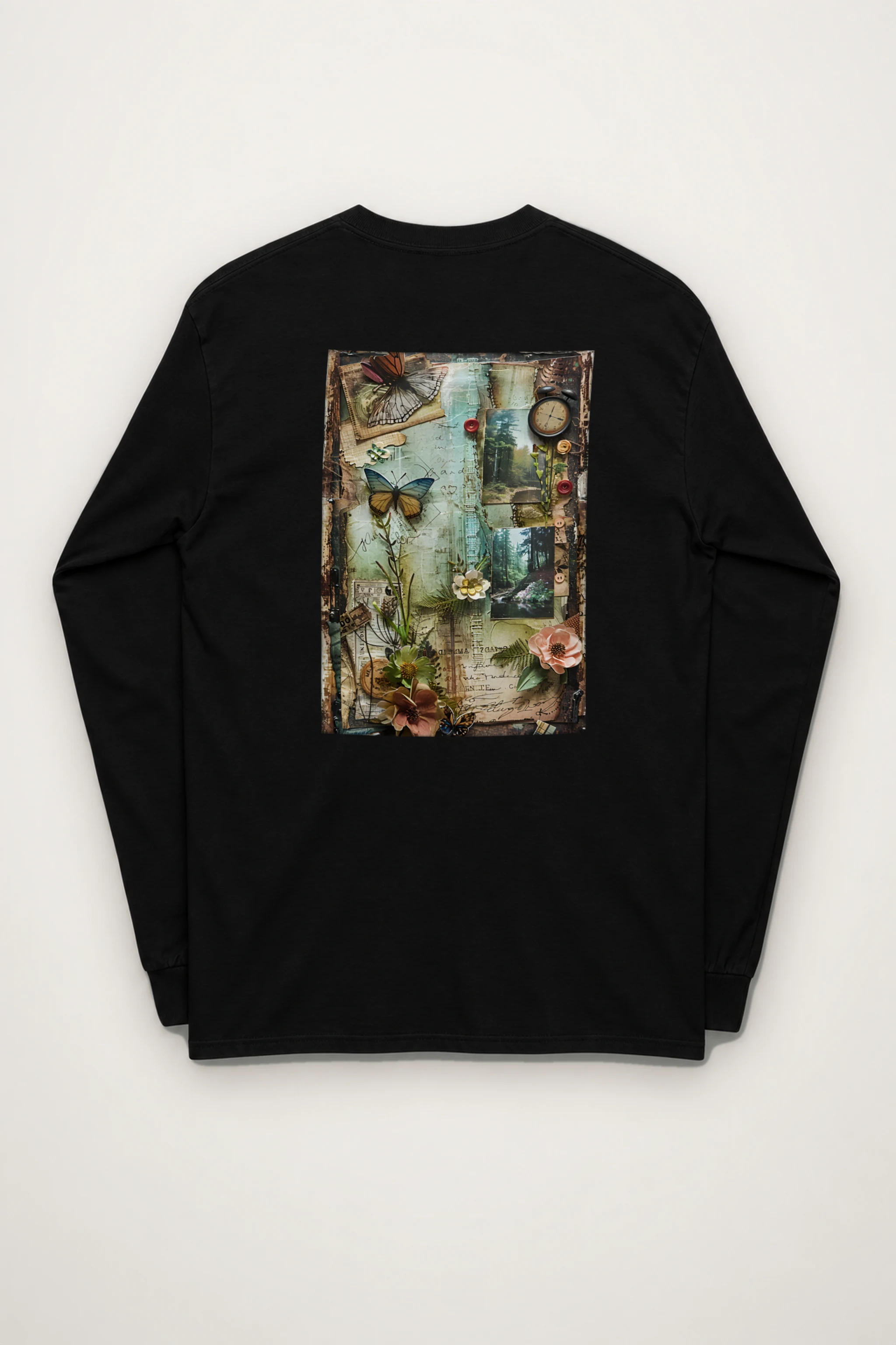 "Whimsical Memory Garden" Unisex Longsleeve T-shirt