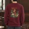 "Whimsical World Giraffe" Heavy Blend Unisex Crewneck Sweatshirt