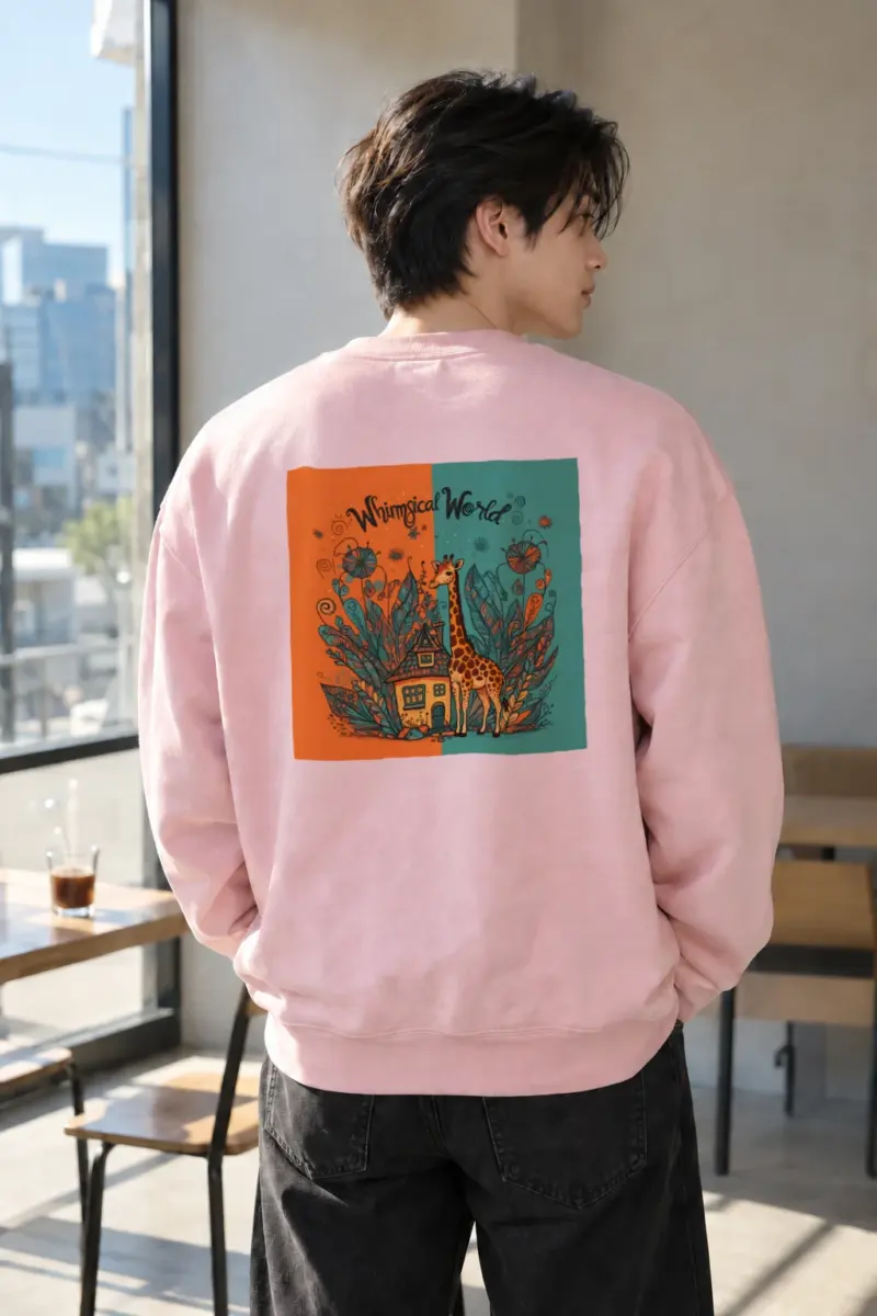 "Whimsical World" Heavy Blend Unisex Crewneck Sweatshirt | Gildan 18000