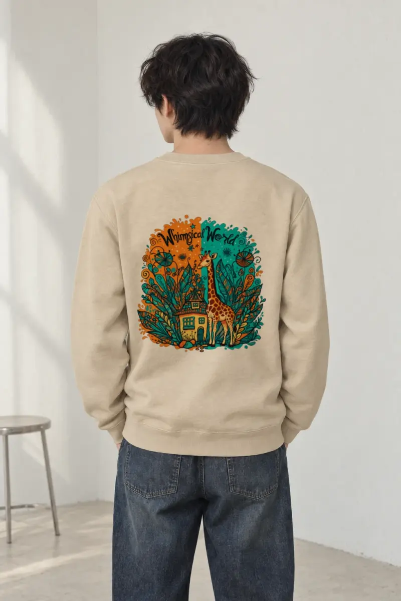 "Whimsical World" Heavy Blend Unisex Crewneck Sweatshirt