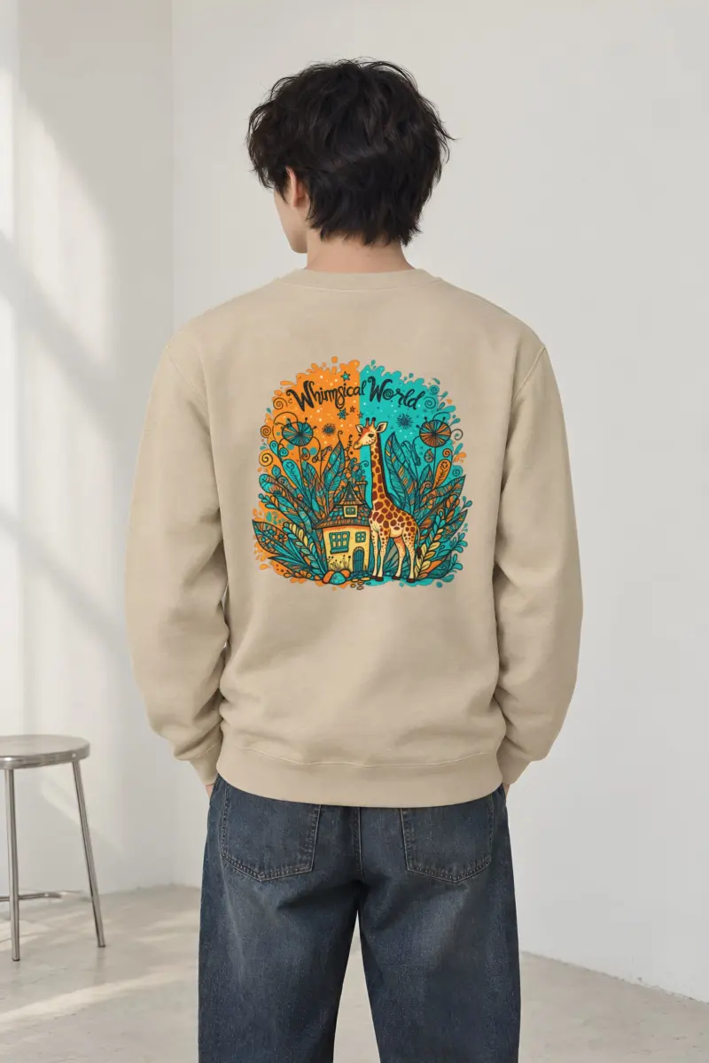 "Whimsical World" Heavy Blend Unisex Crewneck Sweatshirt